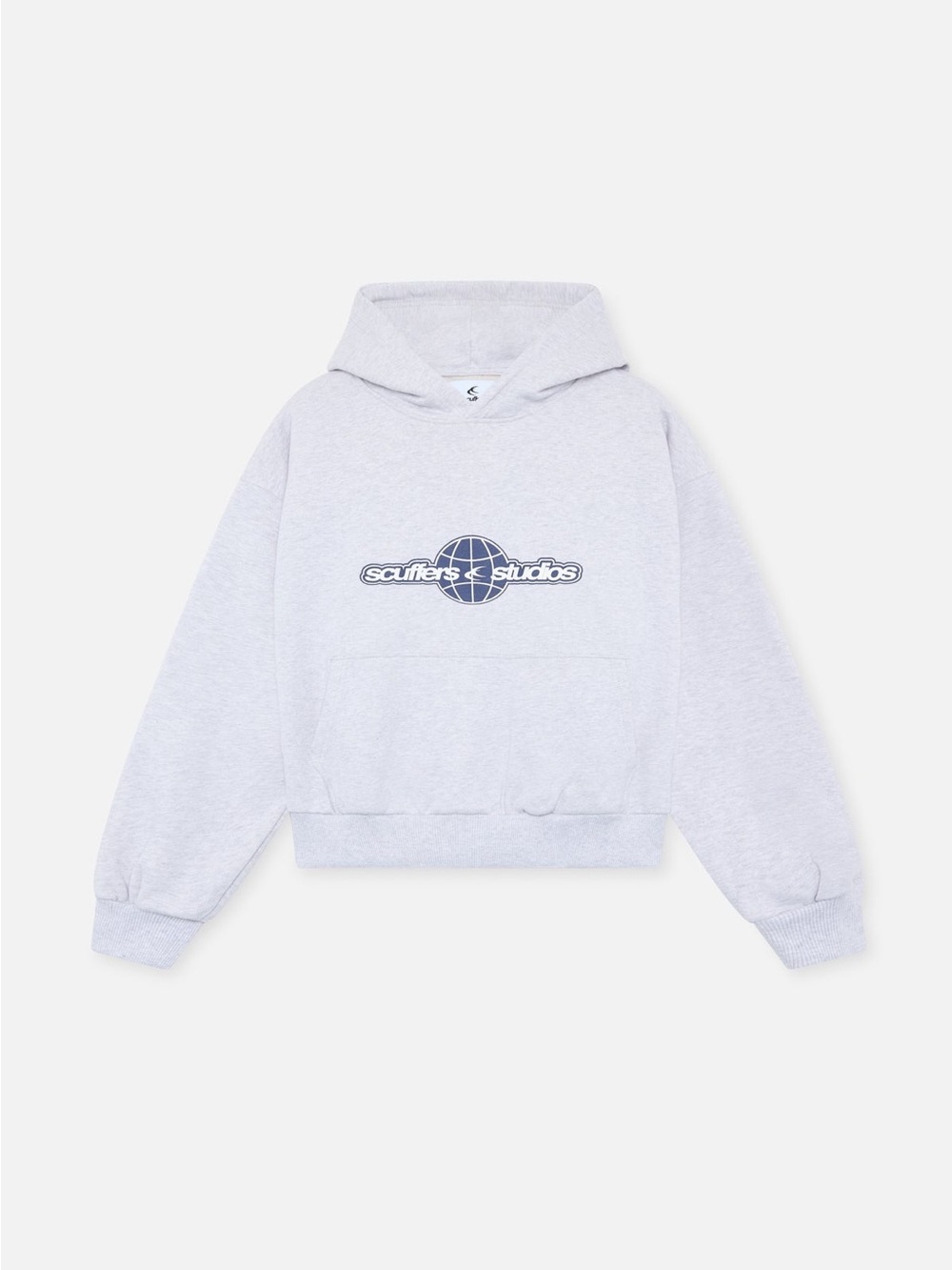 Scuffers Studios Light Grey Logo Hoodie